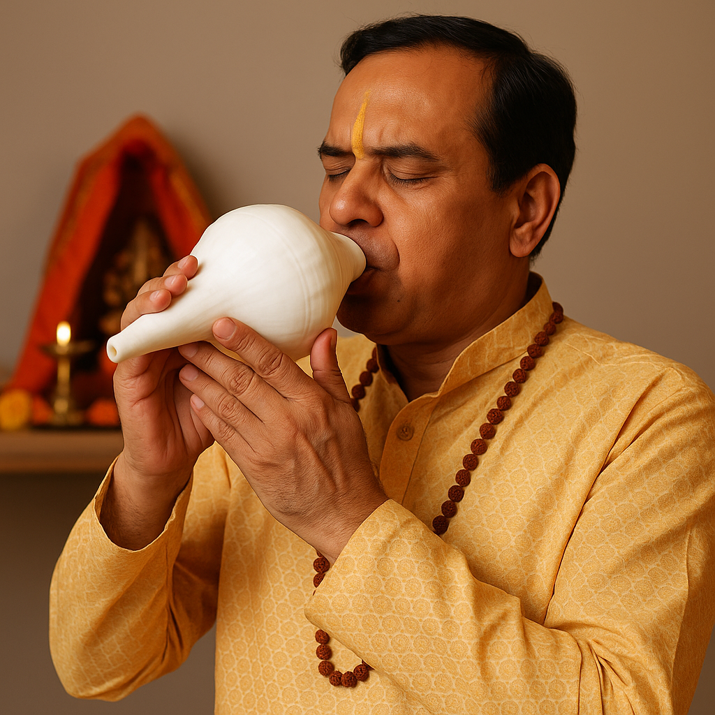 🌬️ Benefits of Blowing a Conch Shell Daily | Ancient Wisdom for Modern Life
